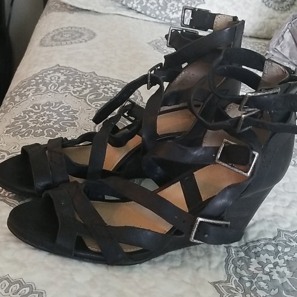 Frye Leather Wedges - Picture 2 of 3